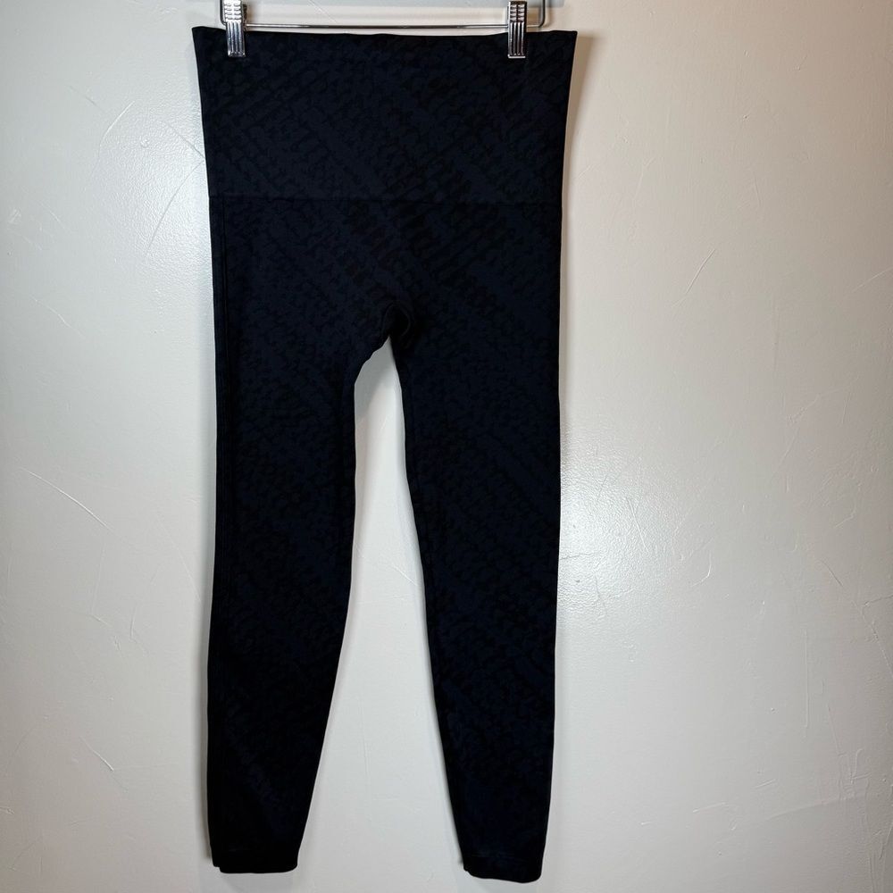 Spanx Leggings Navy Blue and Black Herrington Size XL